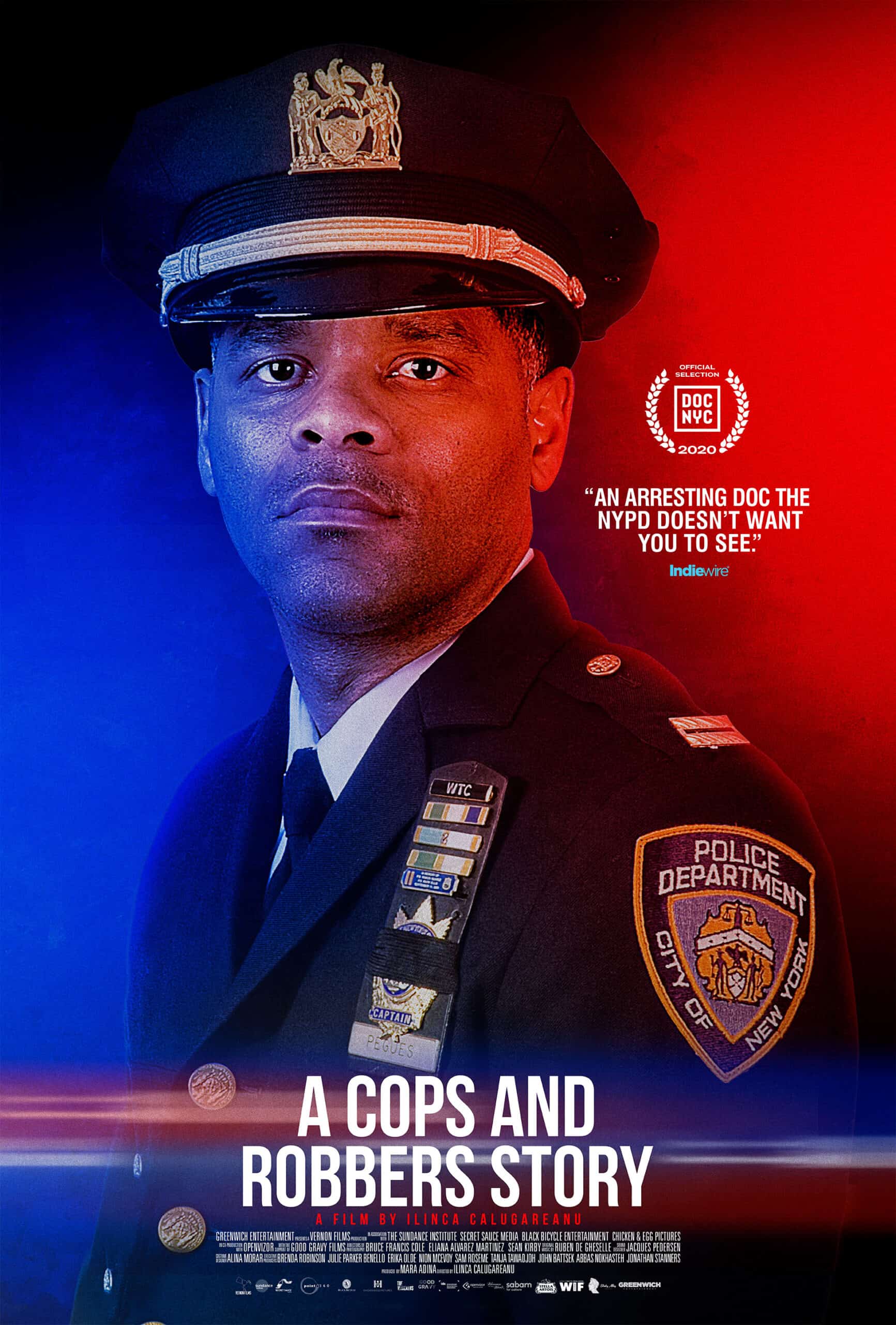Poster for the film A COPS AND ROBBERS STORY